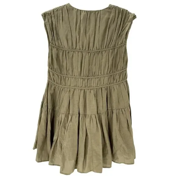 Wilfred Tiered Green Hampstead Dress Size XS - Picture 2 of 3